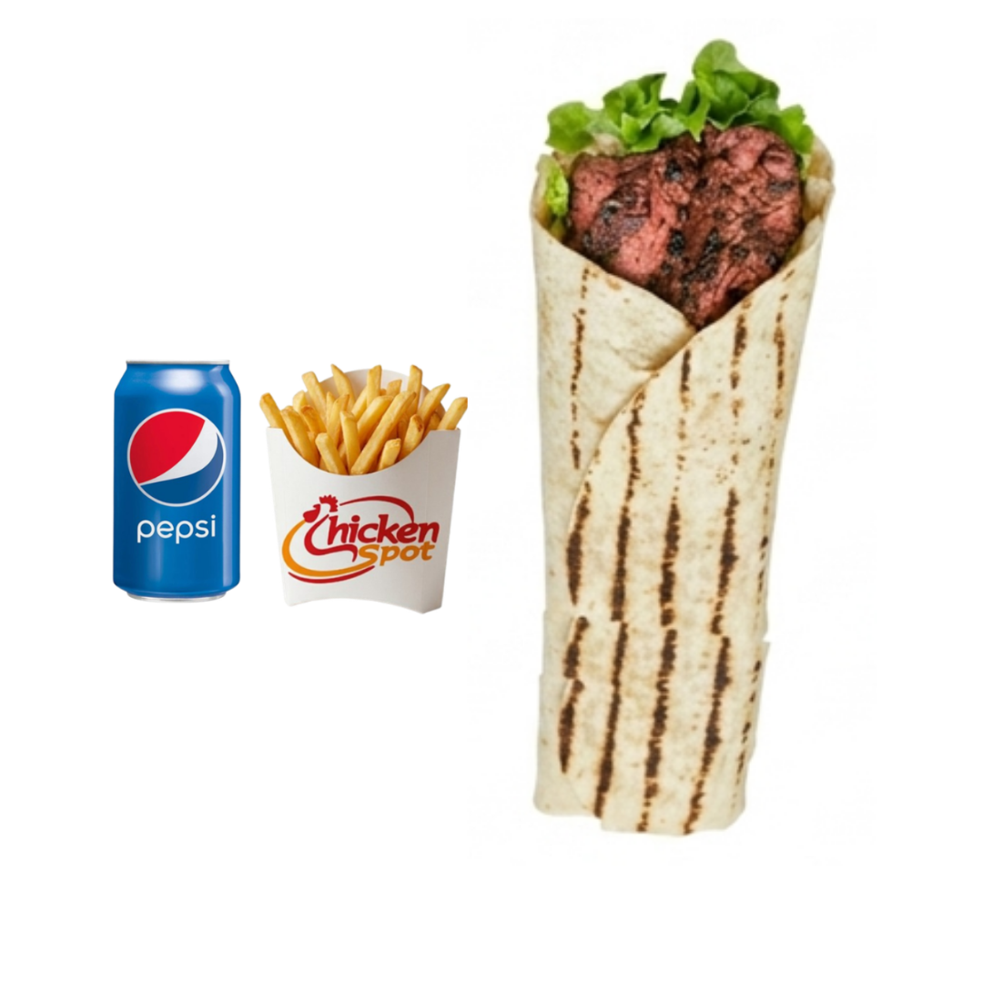 Chicken Spot Special Beef Wrap